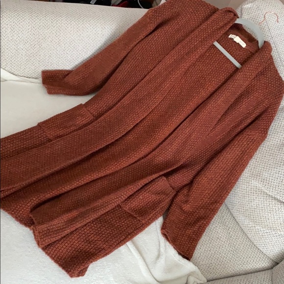 Rust Knit Cardigan - Picture 3 of 5